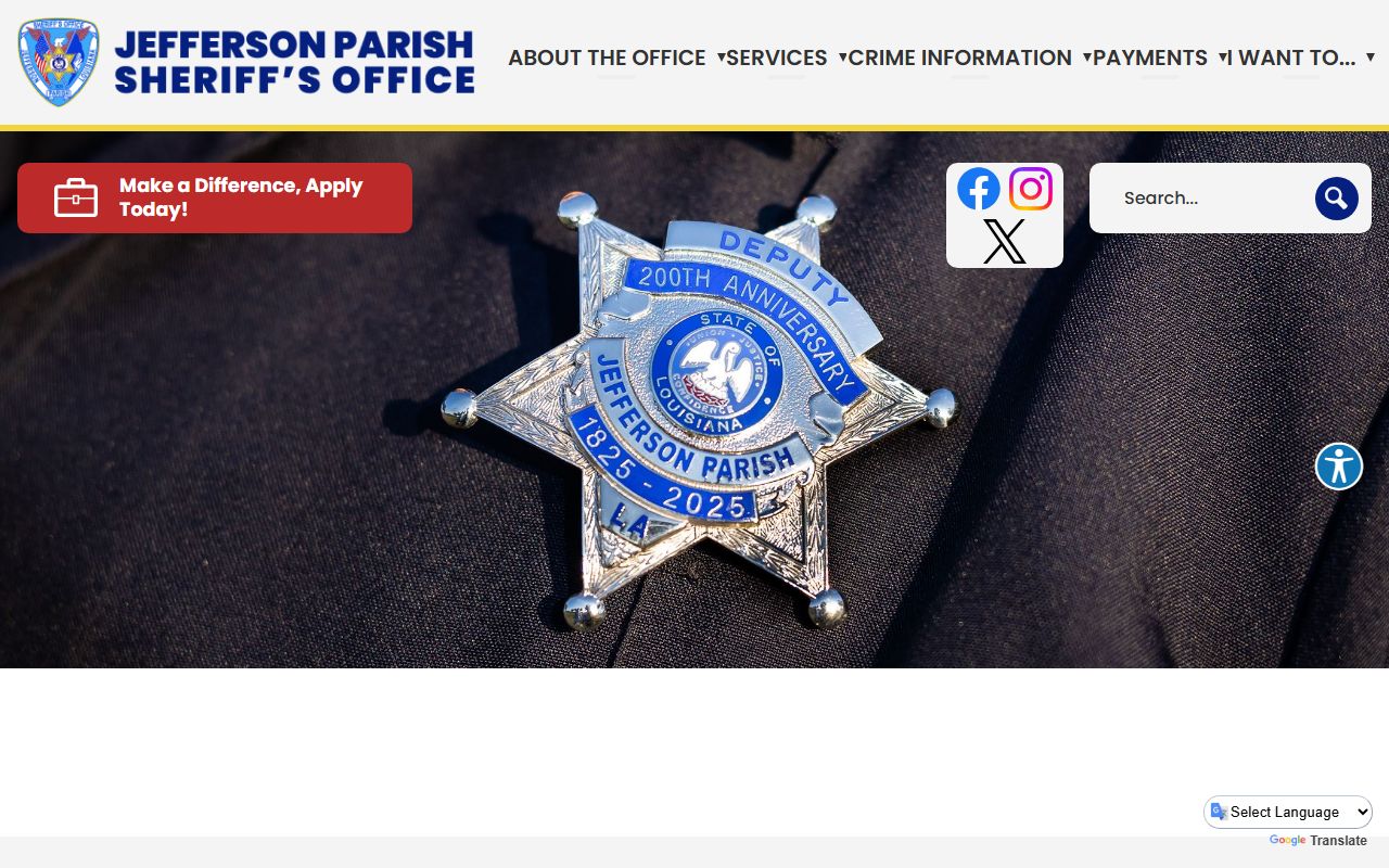 Jefferson Parish Sheriff's Office Kenner arrest records