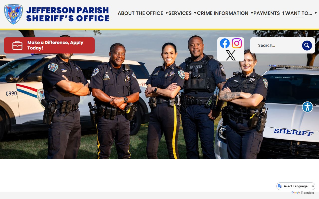 Jefferson Parish Sheriff Office Terrytown arrest records