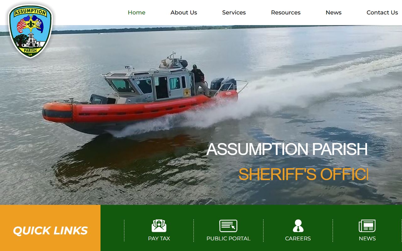 assumption parish sheriff website arrest records