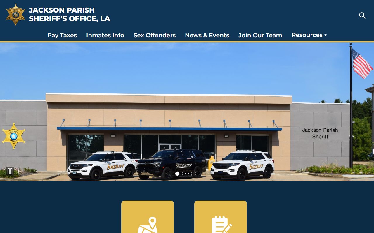 jackson parish sheriff website arrest records