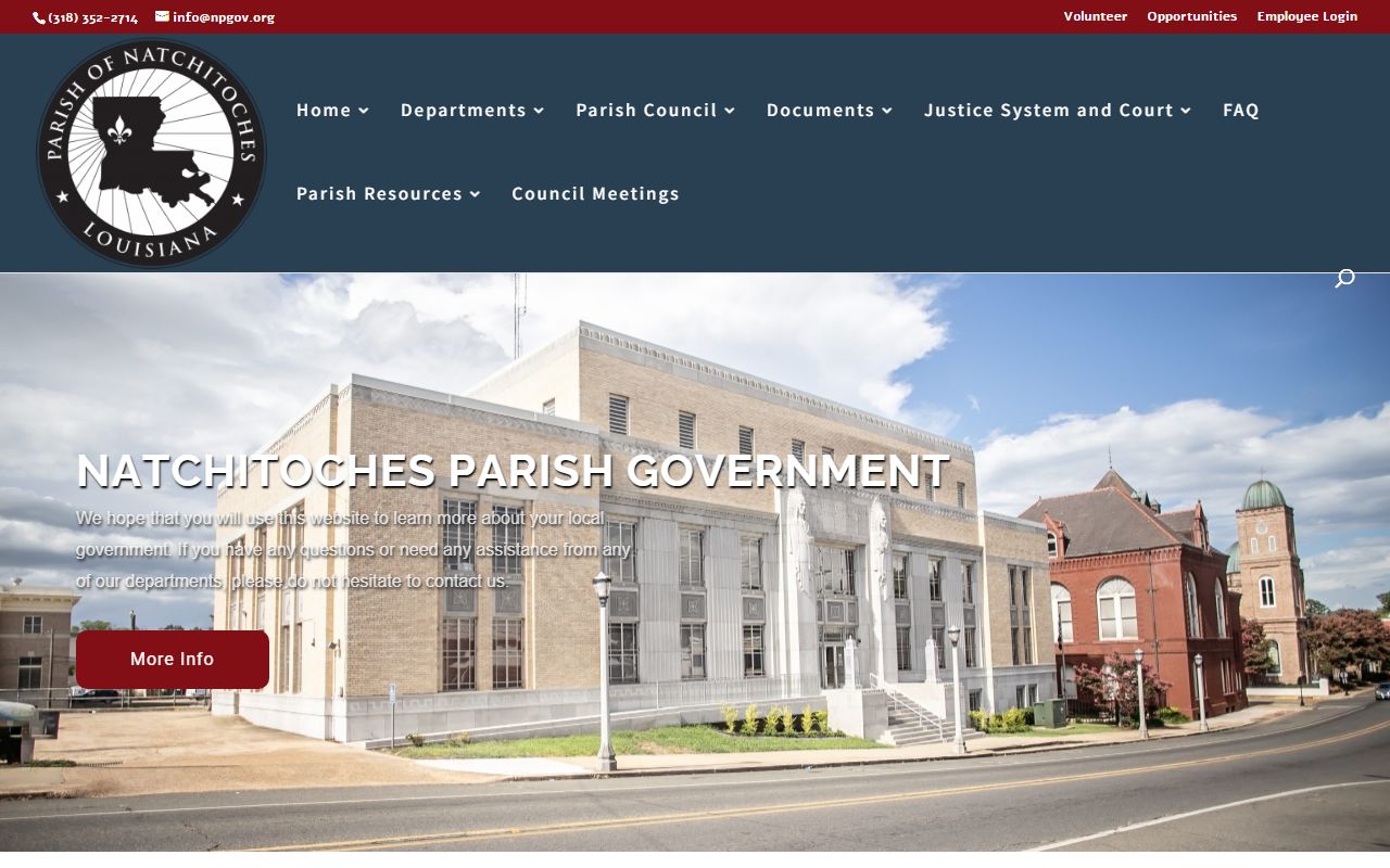Natchitoches Parish government website natchitoches parish arrest records