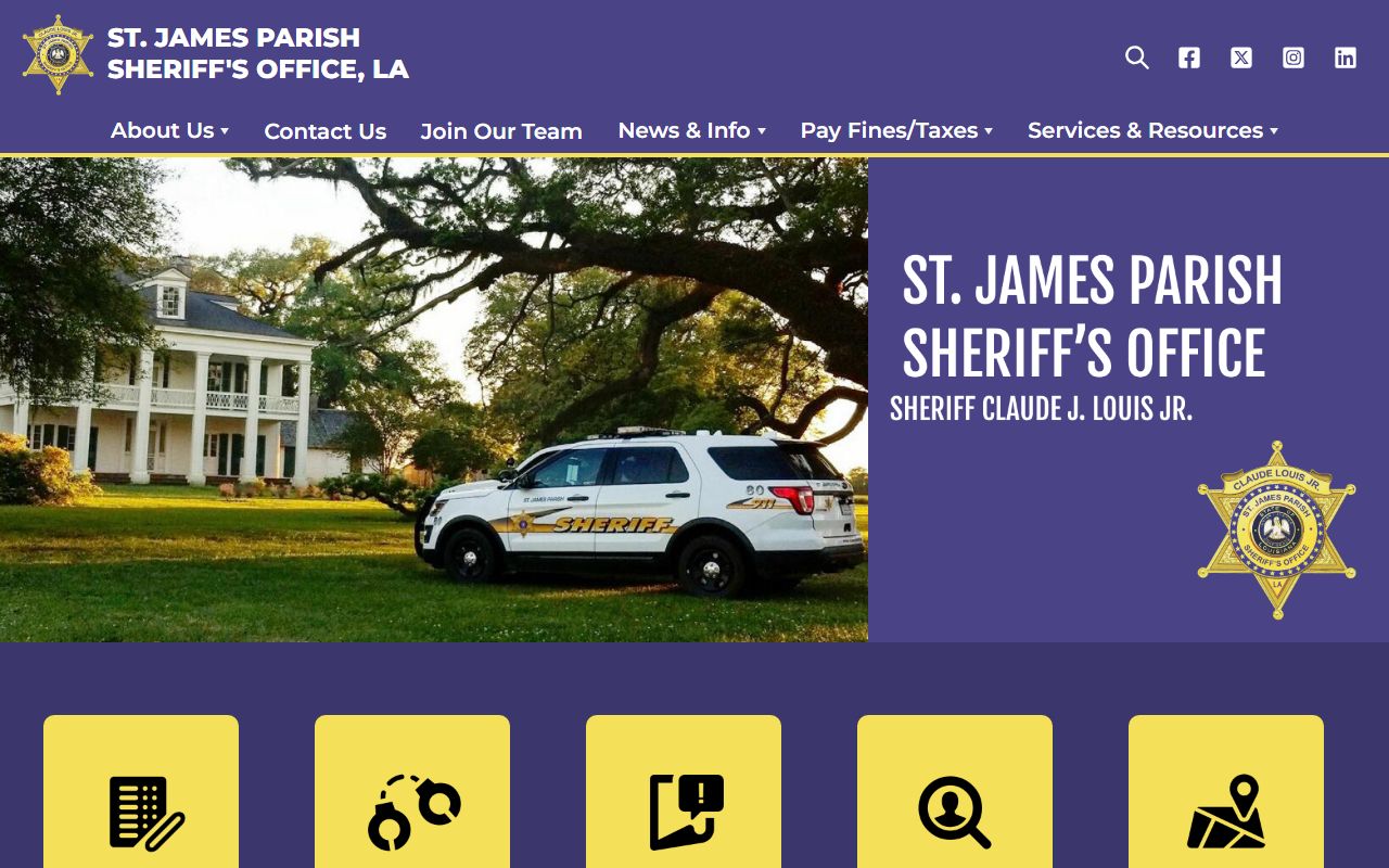 st james parish sheriff website arrest records