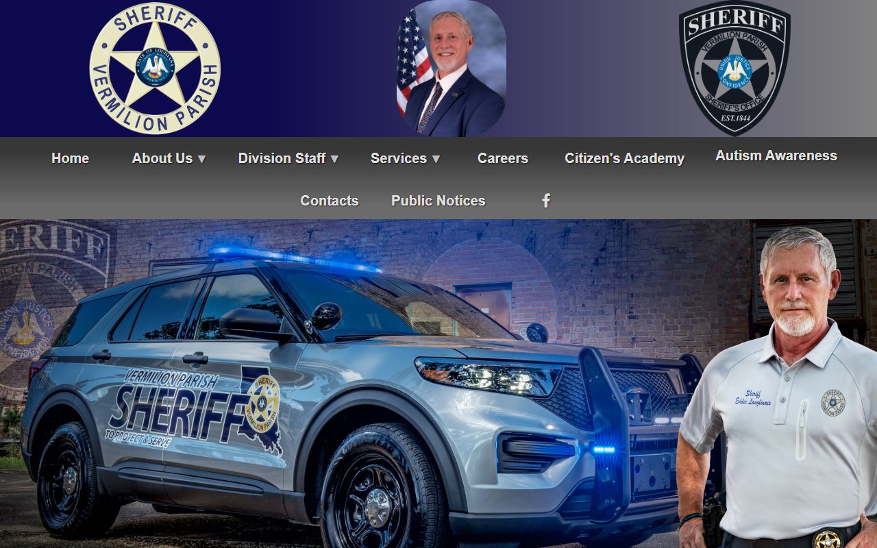 Vernon Parish Sheriff website arrest records